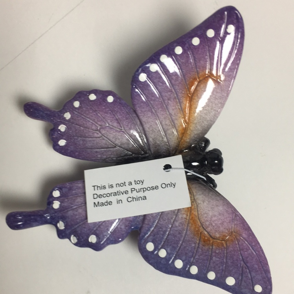 5 butterflies new with tags wall decor - Picture 3 of 3
